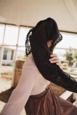 ⁦מטפחת LACE אספרסו⁩ – תמונה ⁦3⁩