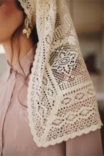 ⁦מטפחת LACE ונילה⁩ – תמונה ⁦5⁩