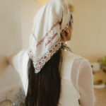 VILLAGE DROP- IVORY בנדנה