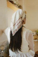 VILLAGE DROP- IVORY בנדנה
